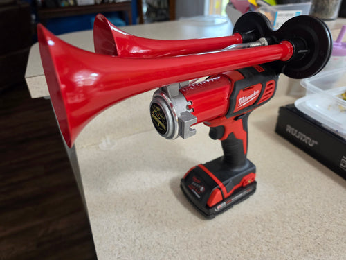 Milwaukee-Powered Dual Trumpet Air Horn