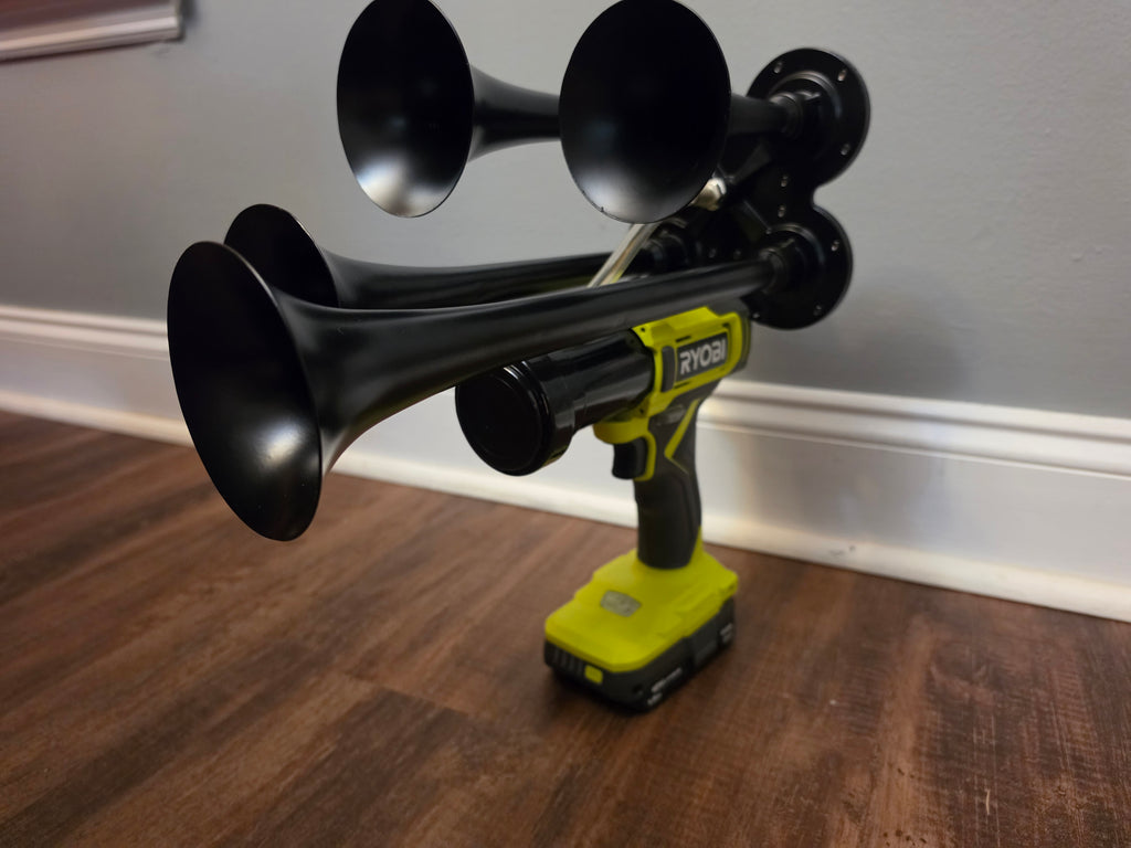 Ryobi-Powered Quad Trumpet Air Horn