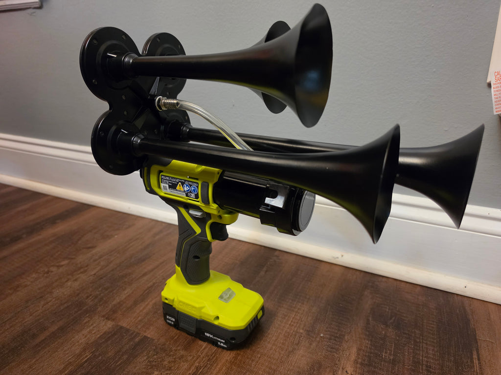 Ryobi-Powered Quad Trumpet Air Horn
