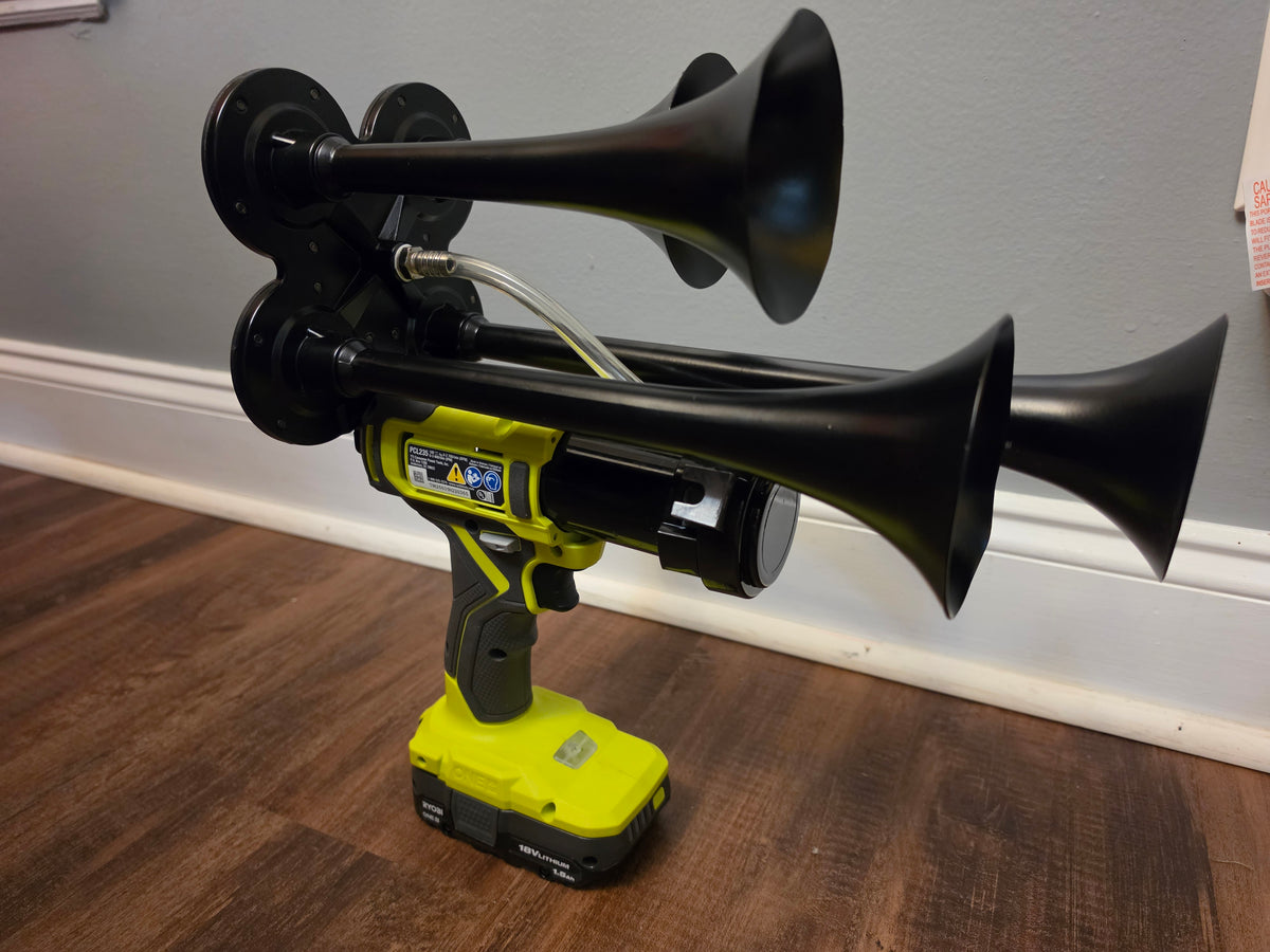 Ryobi-Powered Quad Trumpet Air Horn